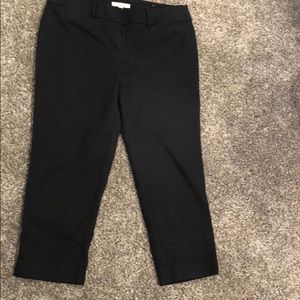 LOFT black capris